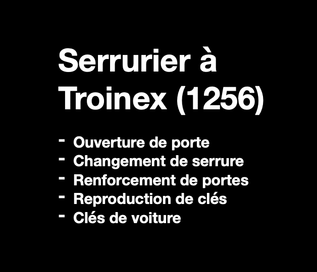 serrurier à bernex - dépannage en serrurerie & clés de voiture