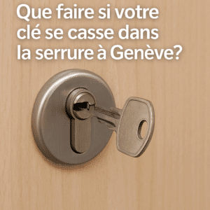 clé cassée dans la serrure