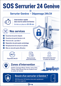 sos serrurier 24 genève