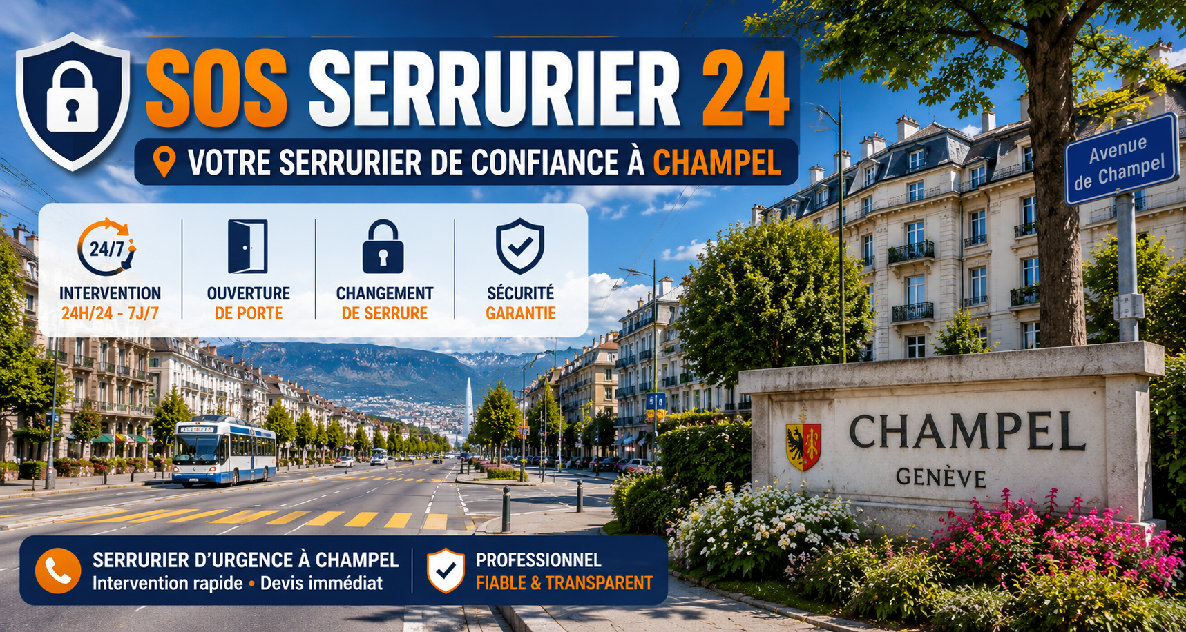 sos serrurier champel